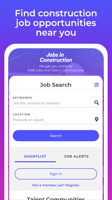 Screenshot #3 pour Construction Jobs