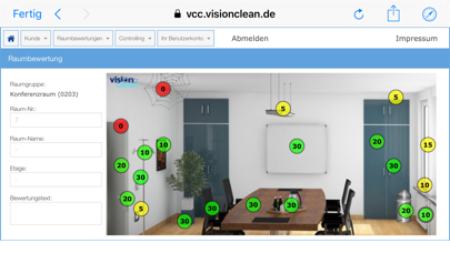 Visionclean Control Screenshot