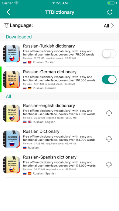 TTdictionary Offline Screenshot 1 of 10