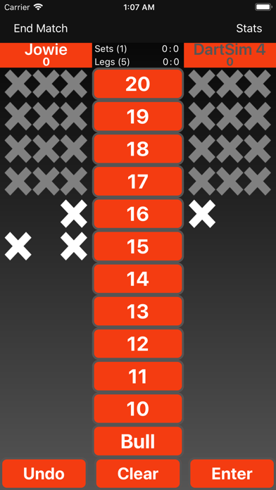 Screenshot #2 pour DartCohol Dart Scoreboard Lite