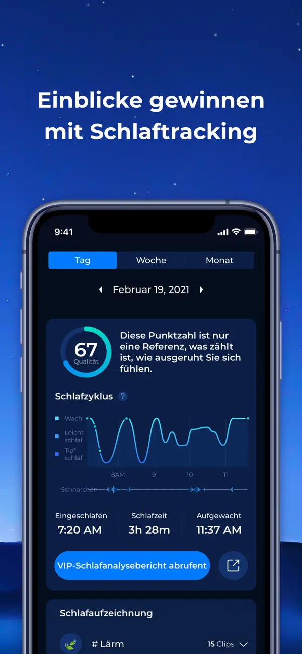 ShutEye - Schlaftracker Screenshot 1