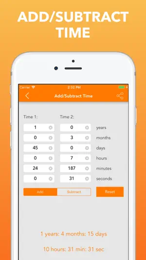 Time + Date Calculator screenshot 3