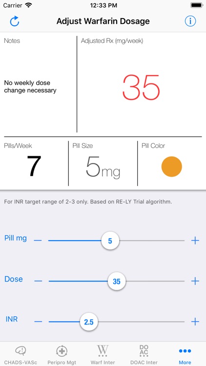 MAQI2 Anticoagulation Toolkit screenshot-5