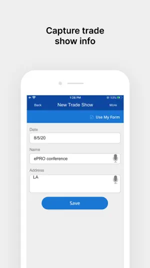 Trade Show Lead Collection App screenshot 2