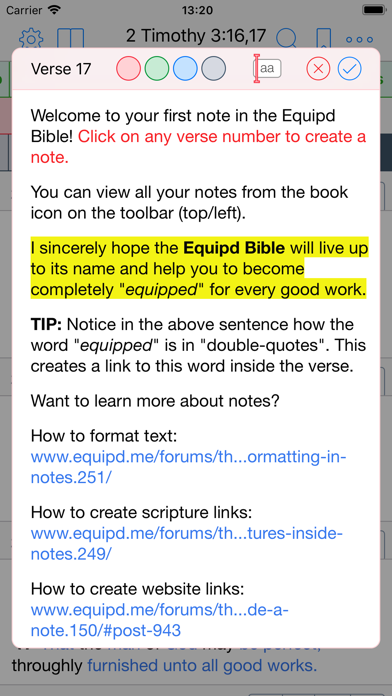 Equipd Bible Screenshot