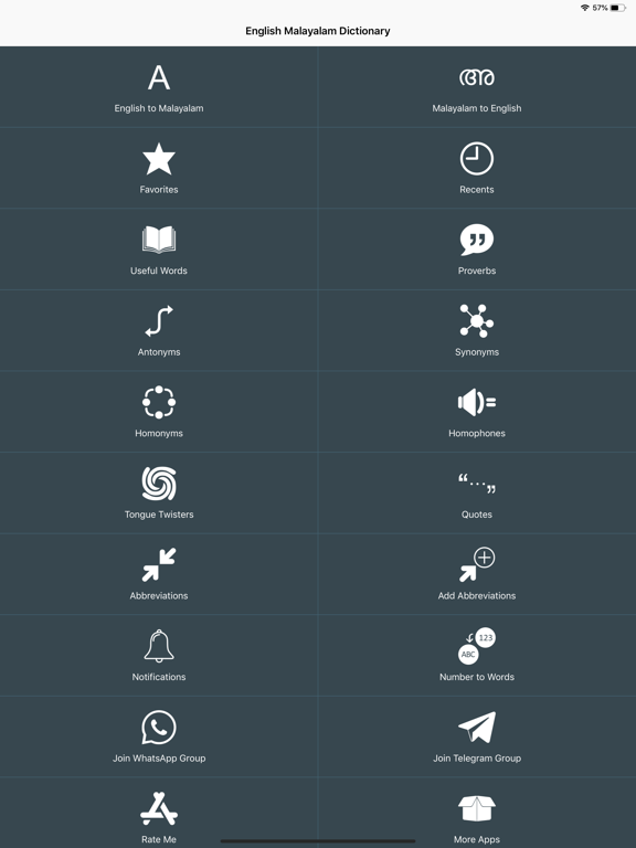 Screenshot #4 pour Malayalam Dictionary Pro