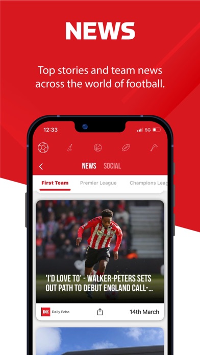 Saints1885 - Live Scores Screenshot