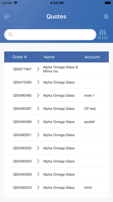 App screenshot