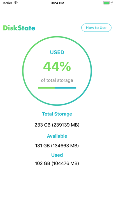 Storage Widget - DiskState Screenshot 3 of 4