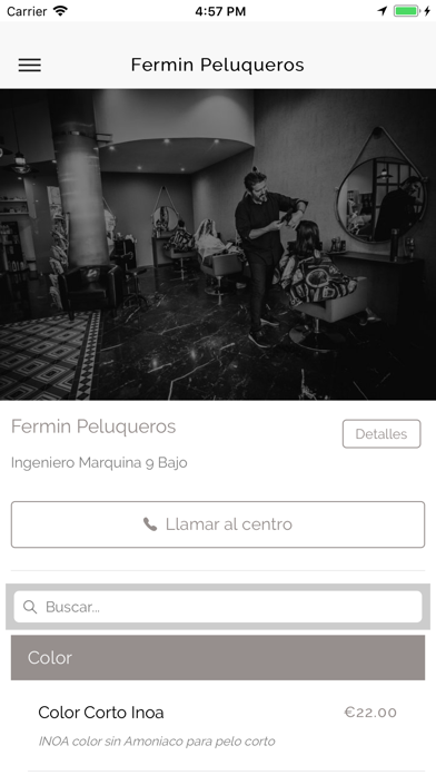 Screenshot #1 pour Fermin Peluqueros