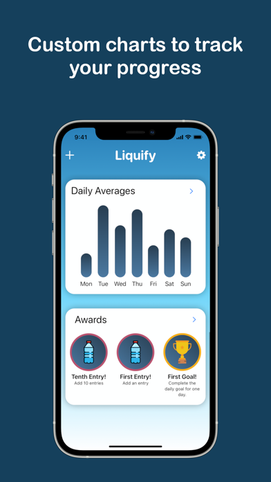 Screenshot #2 pour Liquify - Daily Water Tracker