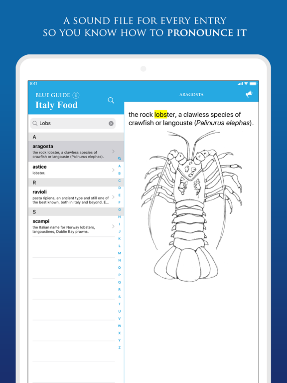 Screenshot #5 pour Italian Food by Blue Guides