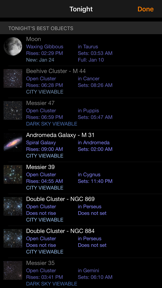 Celestron StarSense Explorer screenshot