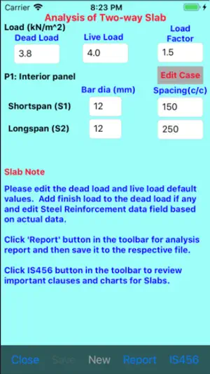 Analysis of RCC Structure screenshot 2