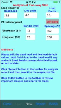 Analysis of RCC Structure screenshot 2