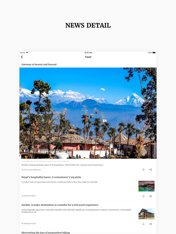 The Kathmandu Post iPad screenshot 3
