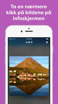 Infoskjermen Go iphone bilder 3