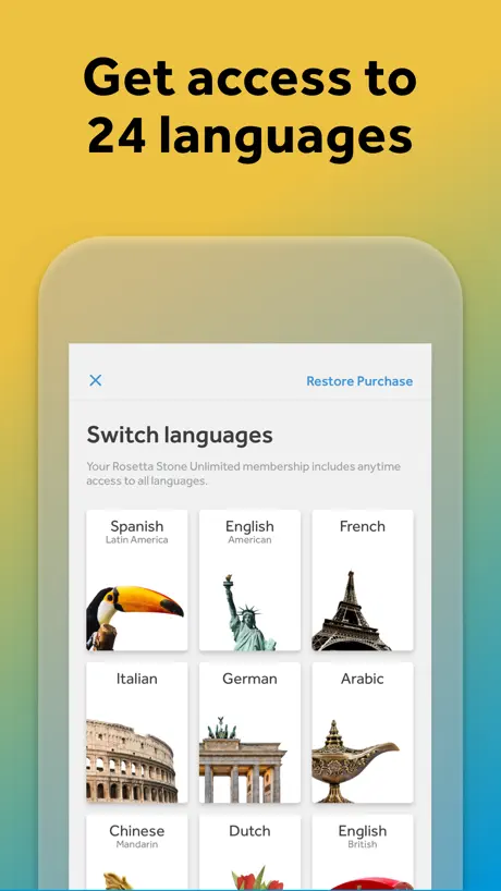 Rosetta Stone: Learn Languages
