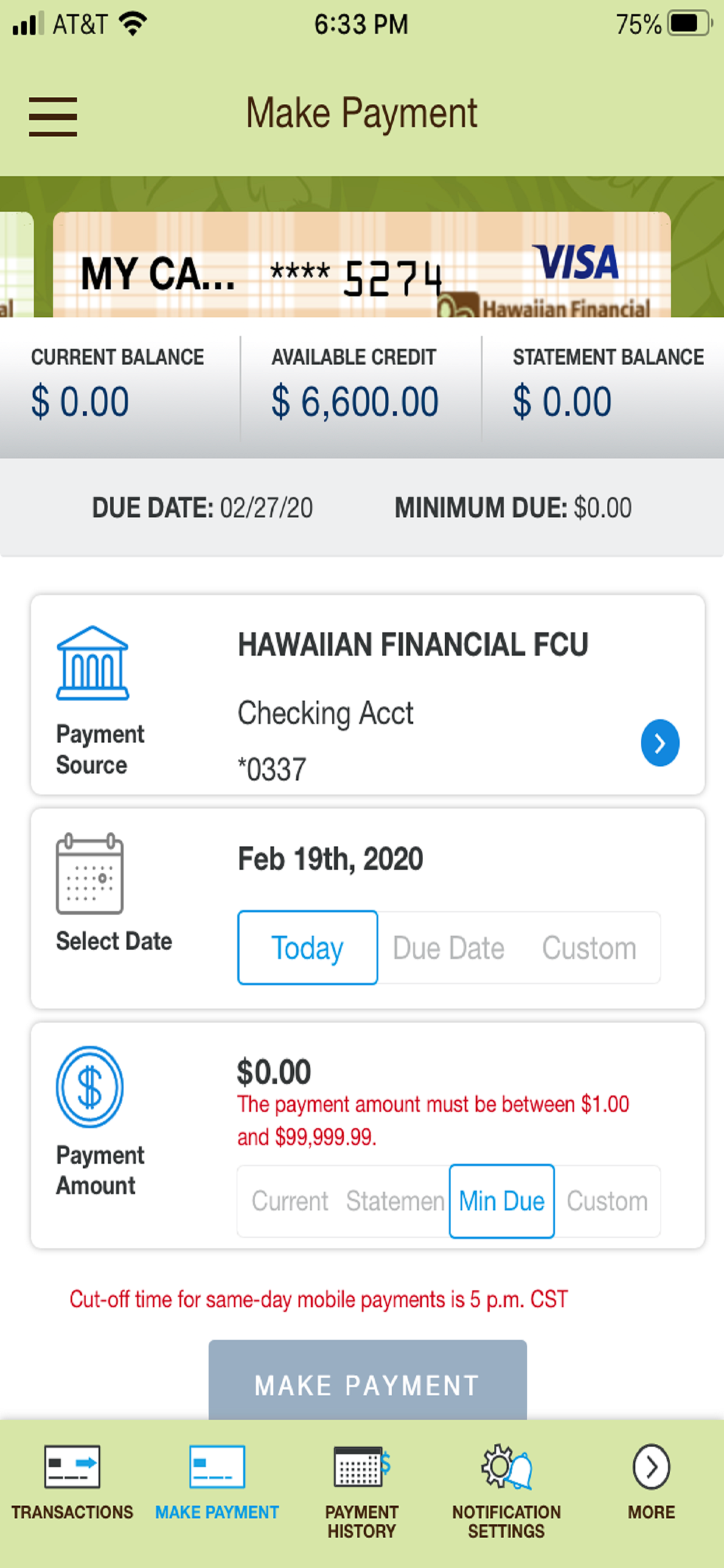 MyCard HIFICU VISA