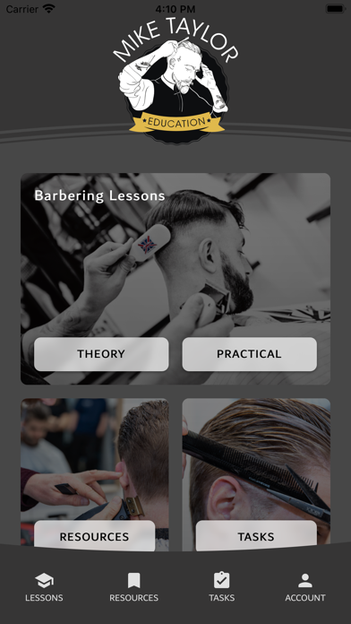 Mike Taylor Barber Education Screenshot