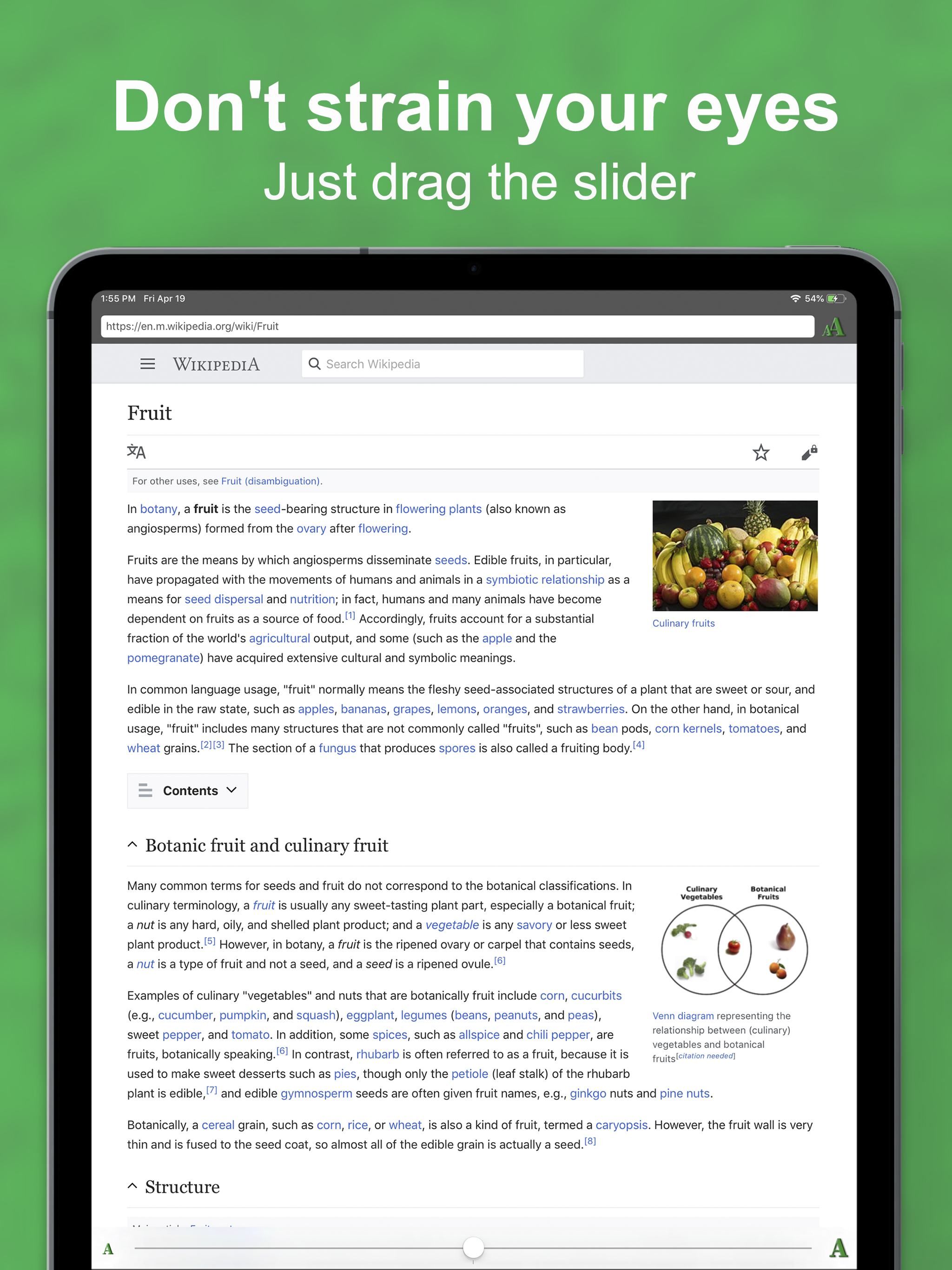 Smart Browser: Healthy Vision