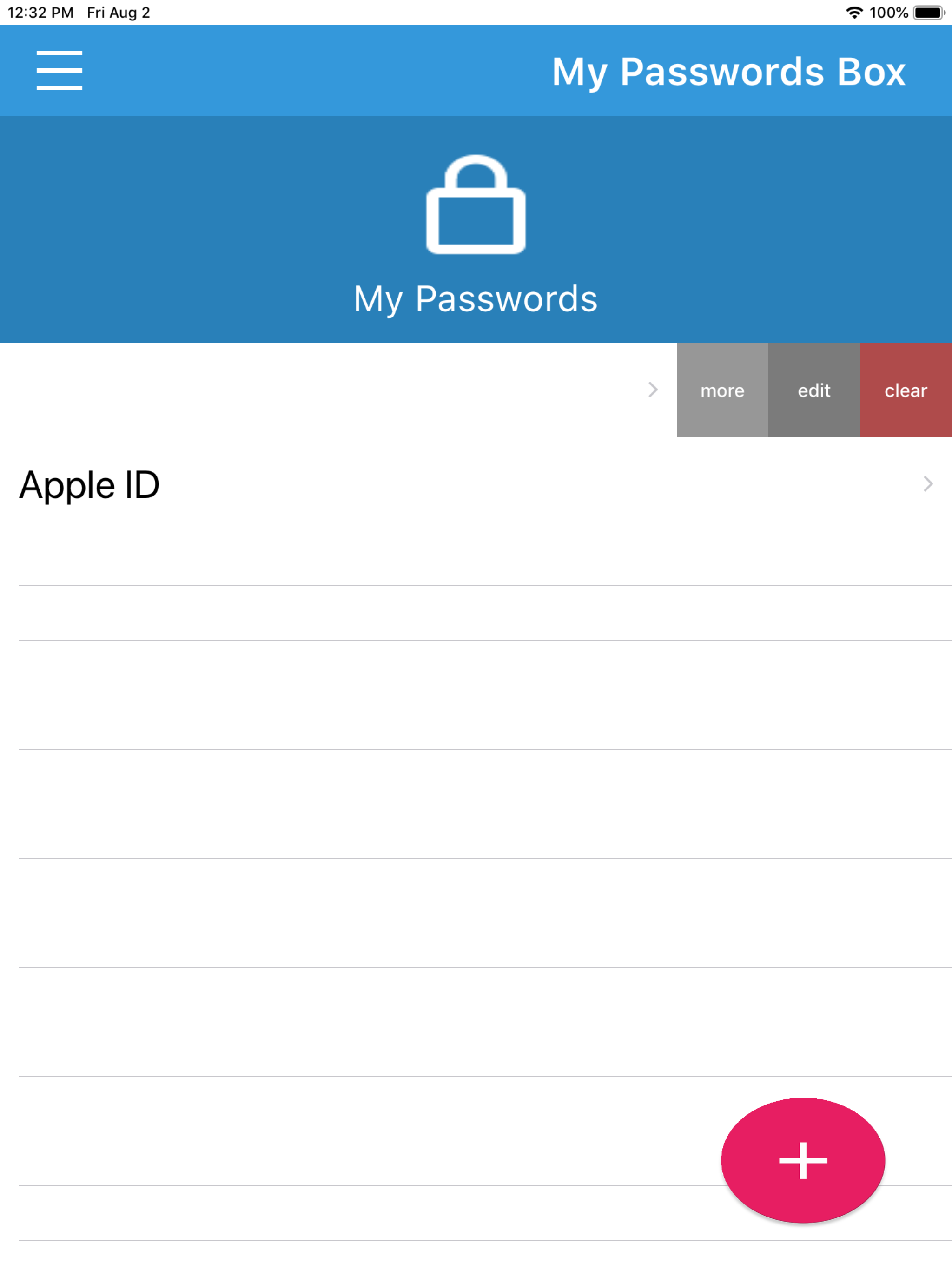 My Password Box
