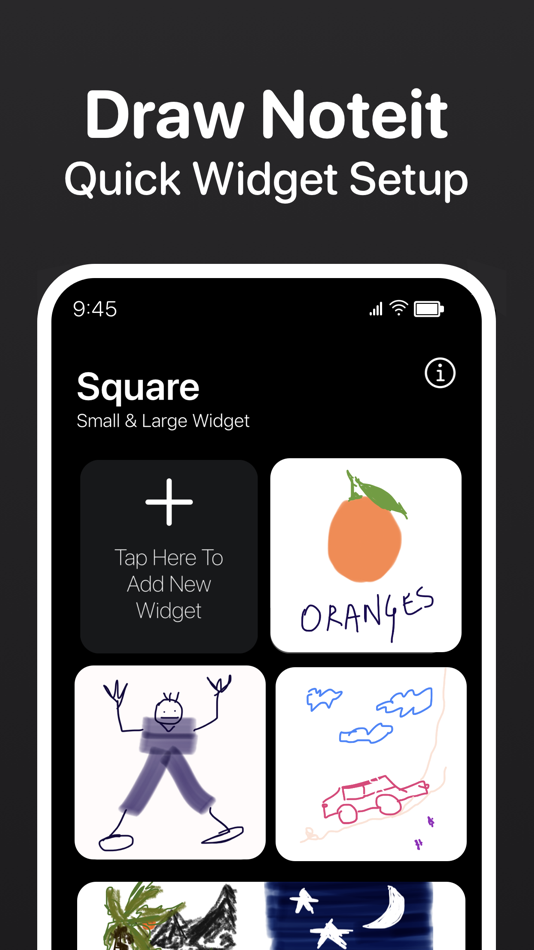 #7. Notei Widget Drawings Scribble (iOS) 由: Amit Verma