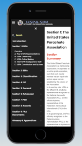 USPA SIM screenshot