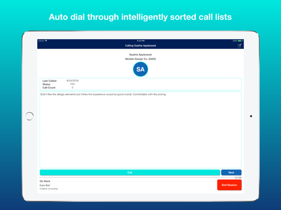 Screenshot #4 pour SwiftCall: Auto Dialer & CRM