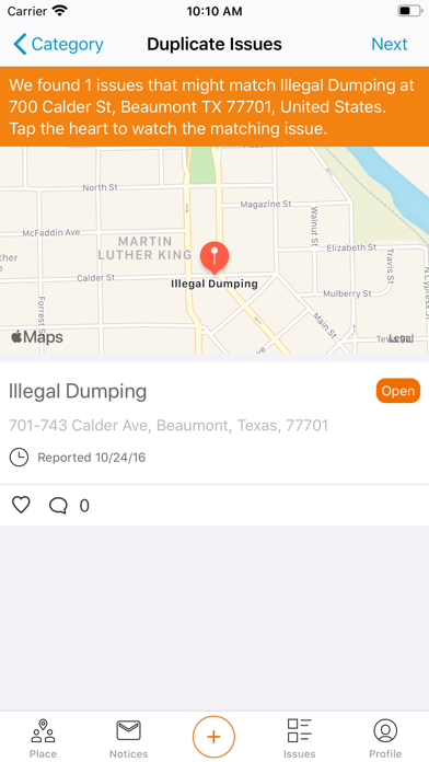 Beaumont 311 Screenshot