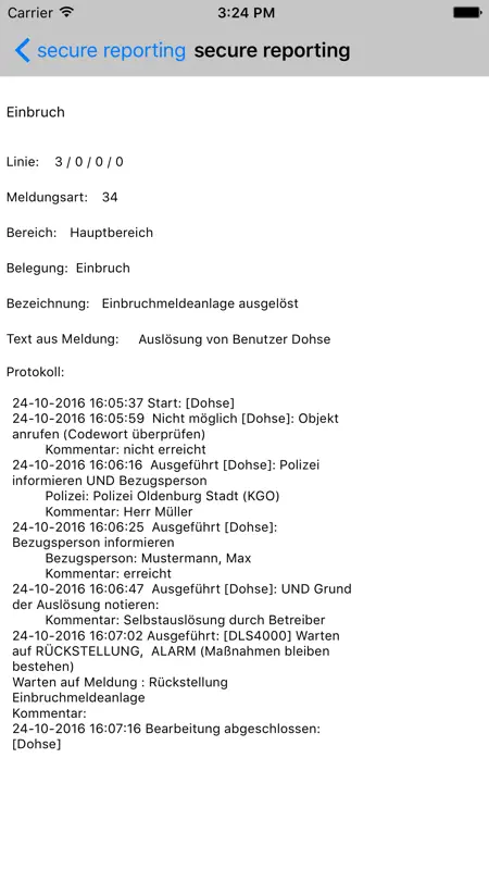 secure reporting screenshot 4 of 5