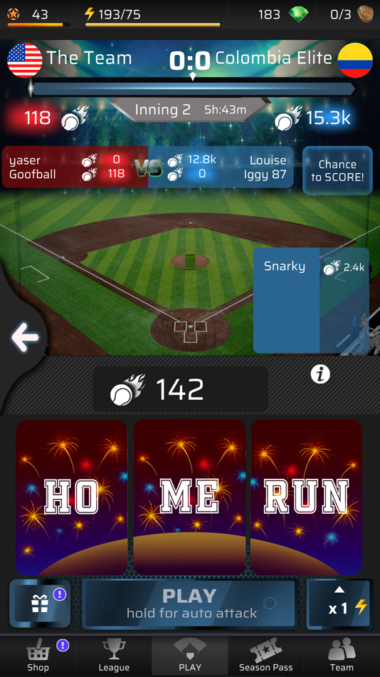 #1. Homerun - Baseball PVP Game (iOS) Bởi: Laser Focus s.r.o.
