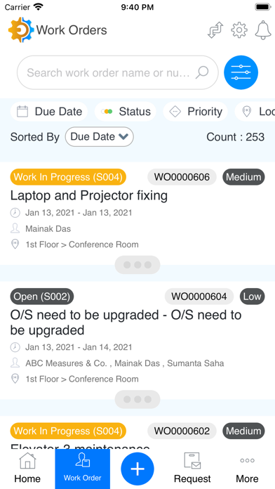 Dreamz CMMS Screenshot