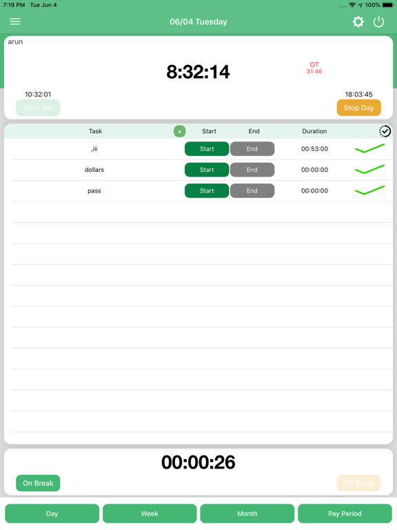 Screenshot #5 pour Time and Attendance