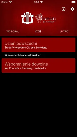 Brewiarz screenshot 1