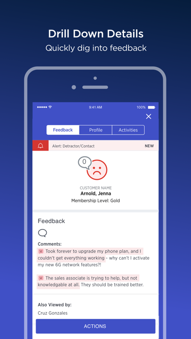 Screenshot 2 of Medallia Voices 2 App