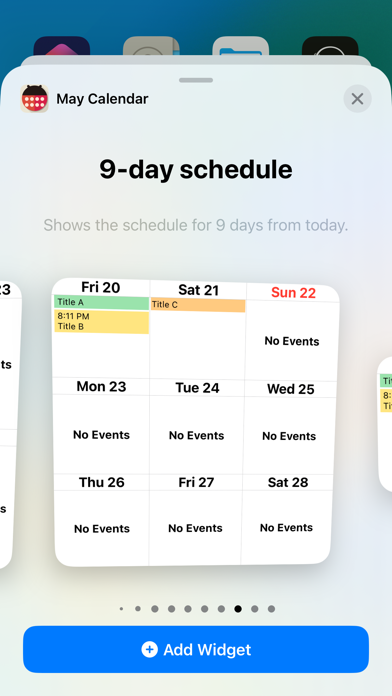 May Calendar