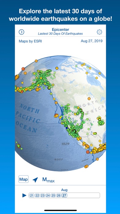 Screenshot #1 pour Epicenter - Earthquake Map