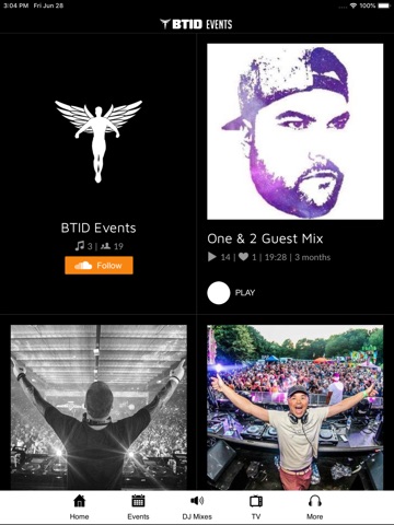 BTID Events iPad screenshot
