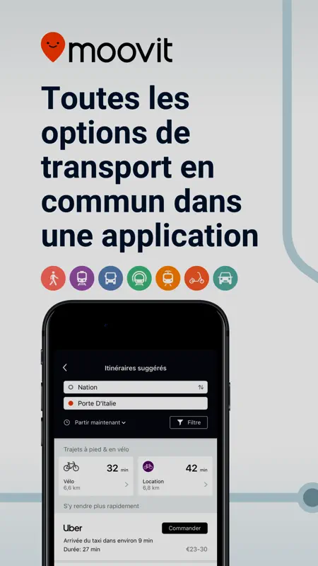 Moovit: Transports en commun screenshot 1 of 8