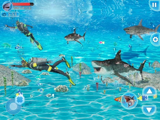Shark Ocean Hunting : Survival iPad screenshot