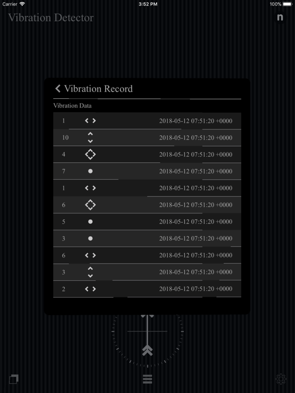 Screenshot #6 pour Détecteur de vibrations