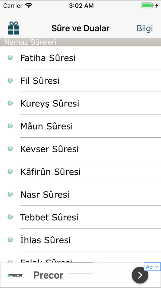 Namaz Sure ve Duaları (iOS) Podle: Ufuk MARMARA Namaz Sure ve Duaları (iOS) Podle: Ufuk MARMARA