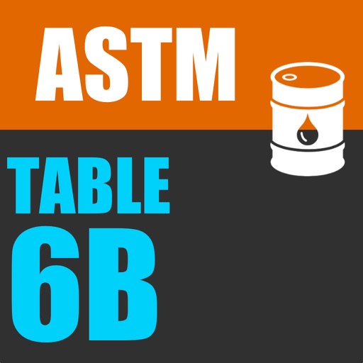 ASTM 6B Table icon