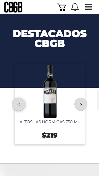 CBGB Distribución Screenshot