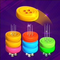 Buttons Color Sort 3D-Fun Sort