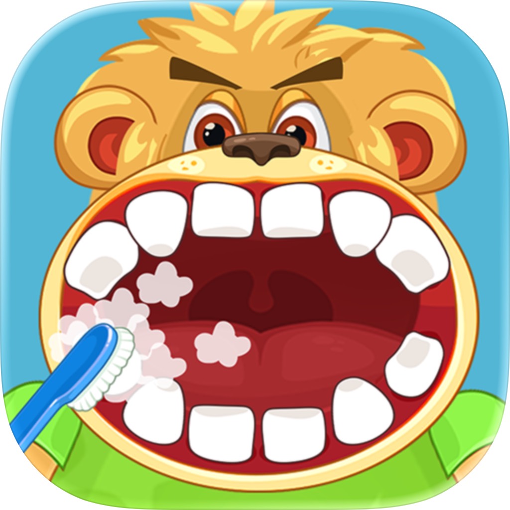 Apple App Store cover for Zoo Doctor Dentist : Game