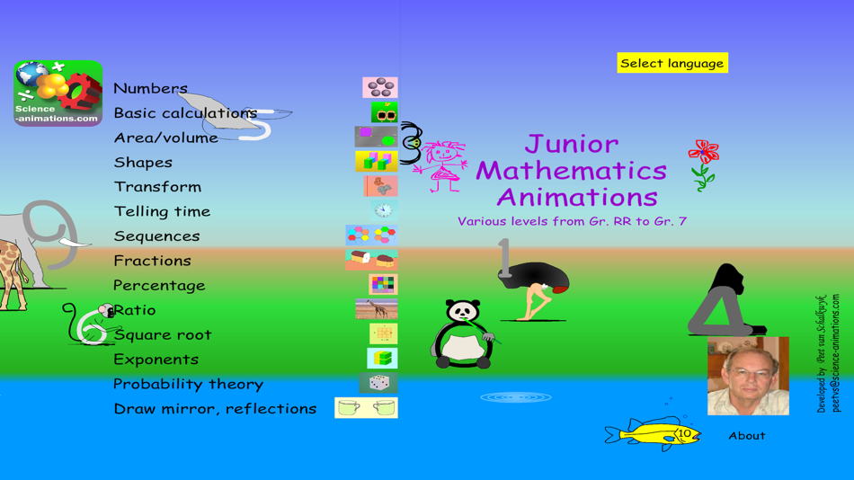 #1. Math Animations-Primary School (iOS) 由: Willie van Schalkwyk