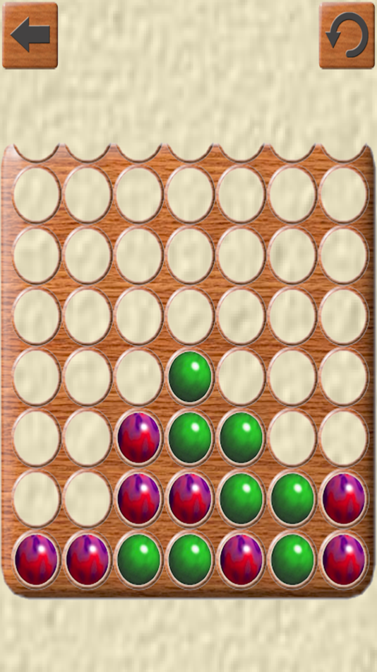 #1. Four in Row - Movilfin (iOS) By: Fernando Gonzalez Frias