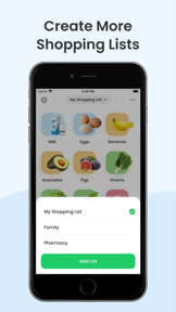 ToBuy: Grocery List & Recipes screenshot
